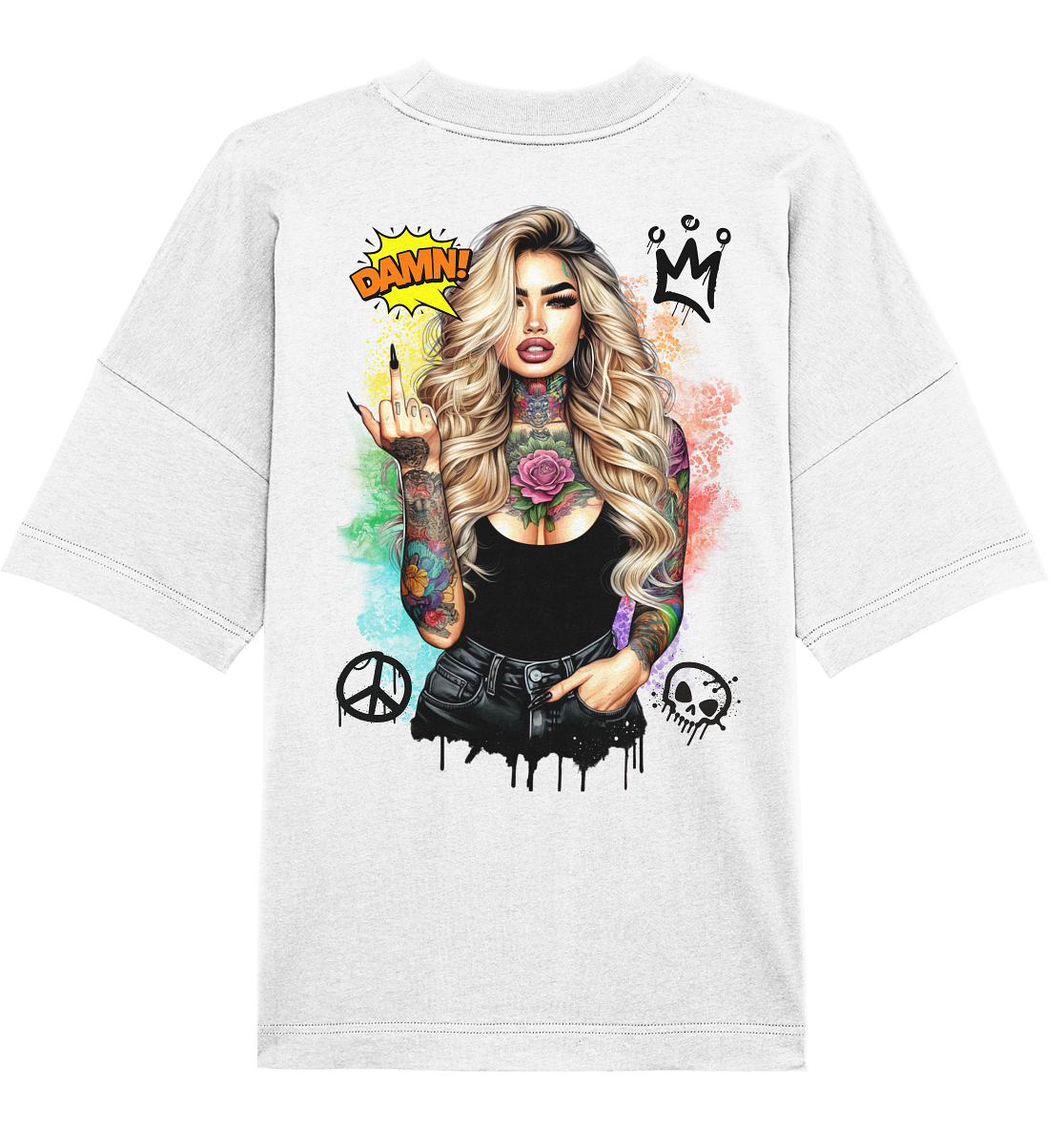Ink Queen - Organic Oversize Shirt