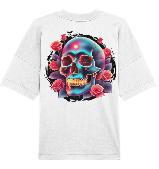 Glow Skull Design - Organic Oversize Shirt