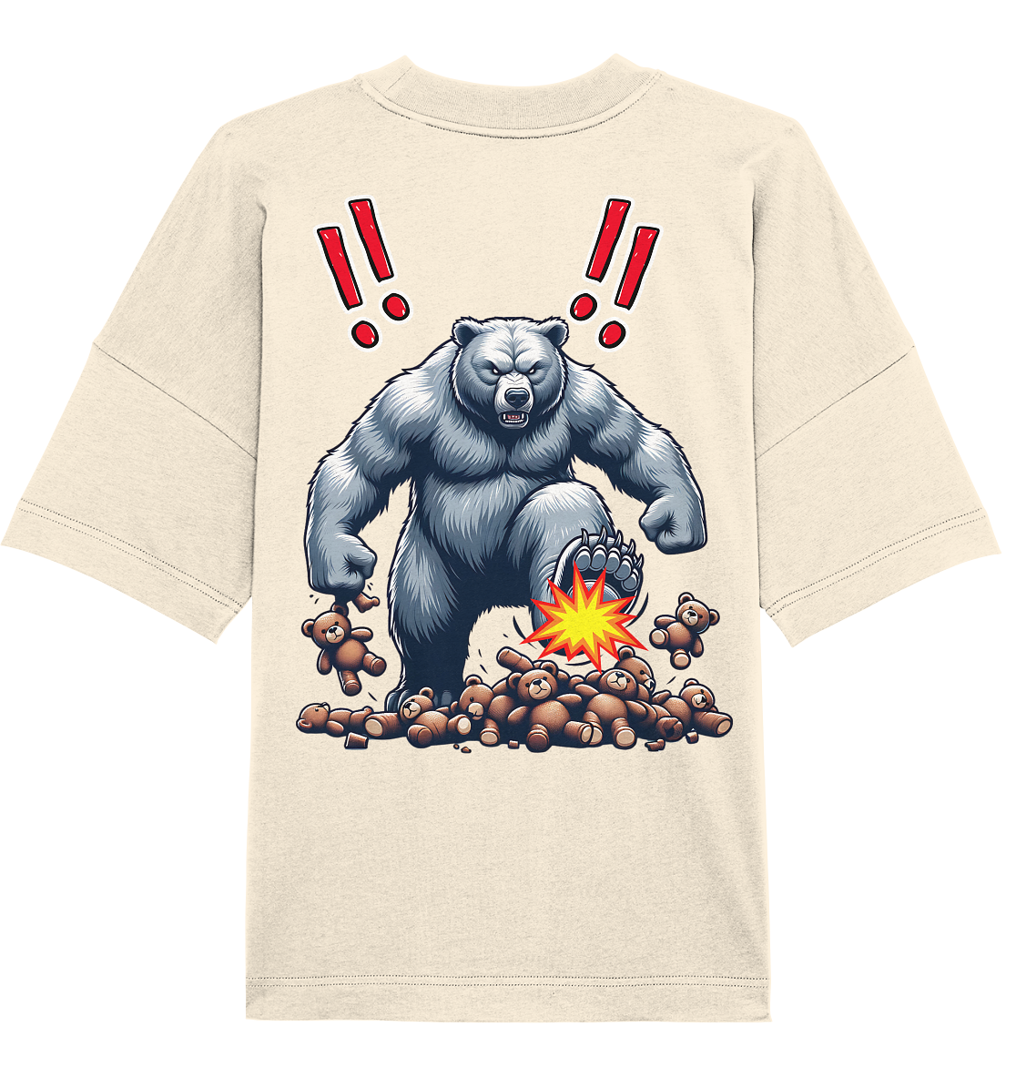 Teddy Terror - Organic Oversized Shirt