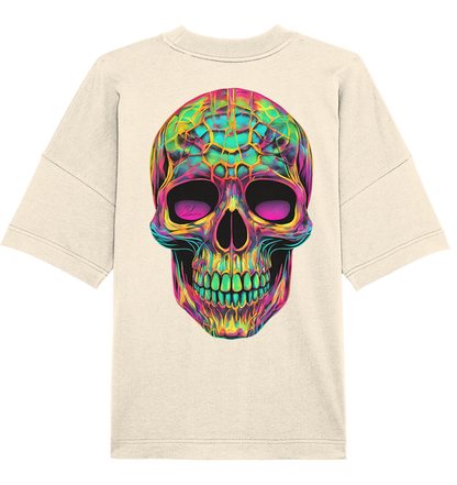 Psychedelic Skull - Organic Oversize Shirt