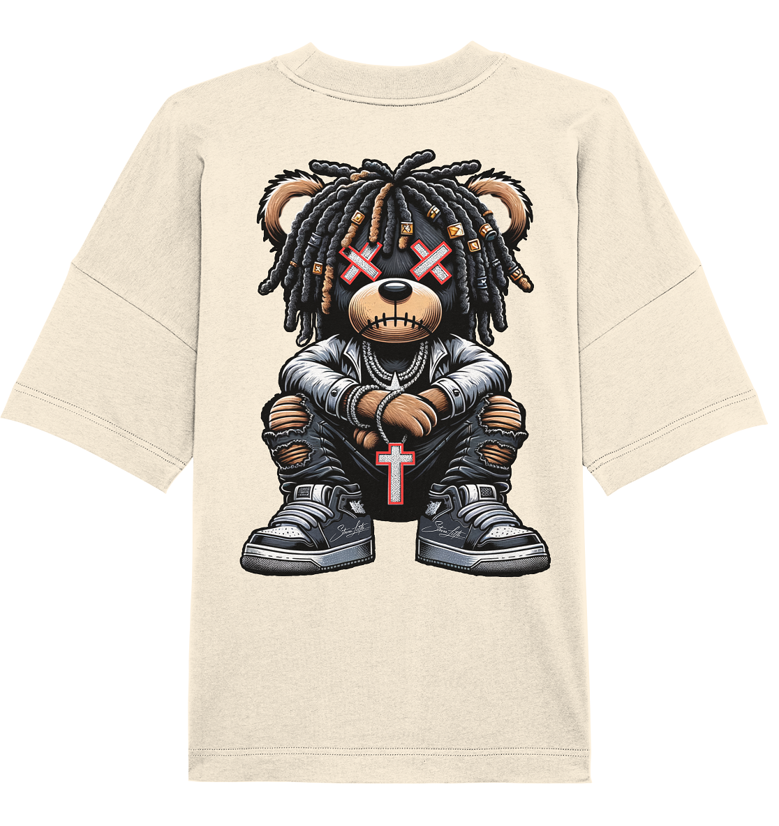 Badass Teddy - Organic Oversized Shirt