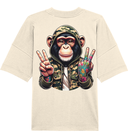 Jungle Ink Monkey - Organic Oversized Shirt