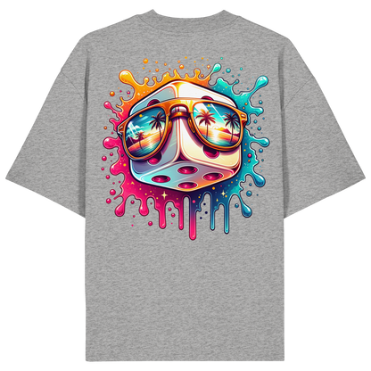 Sunset Vibes Dice - Organic Oversize Shirt