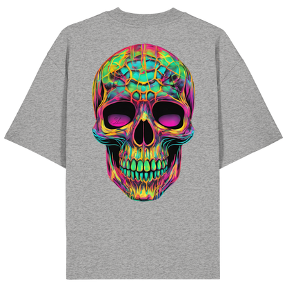 Psychedelic Skull - Organic Oversize Shirt