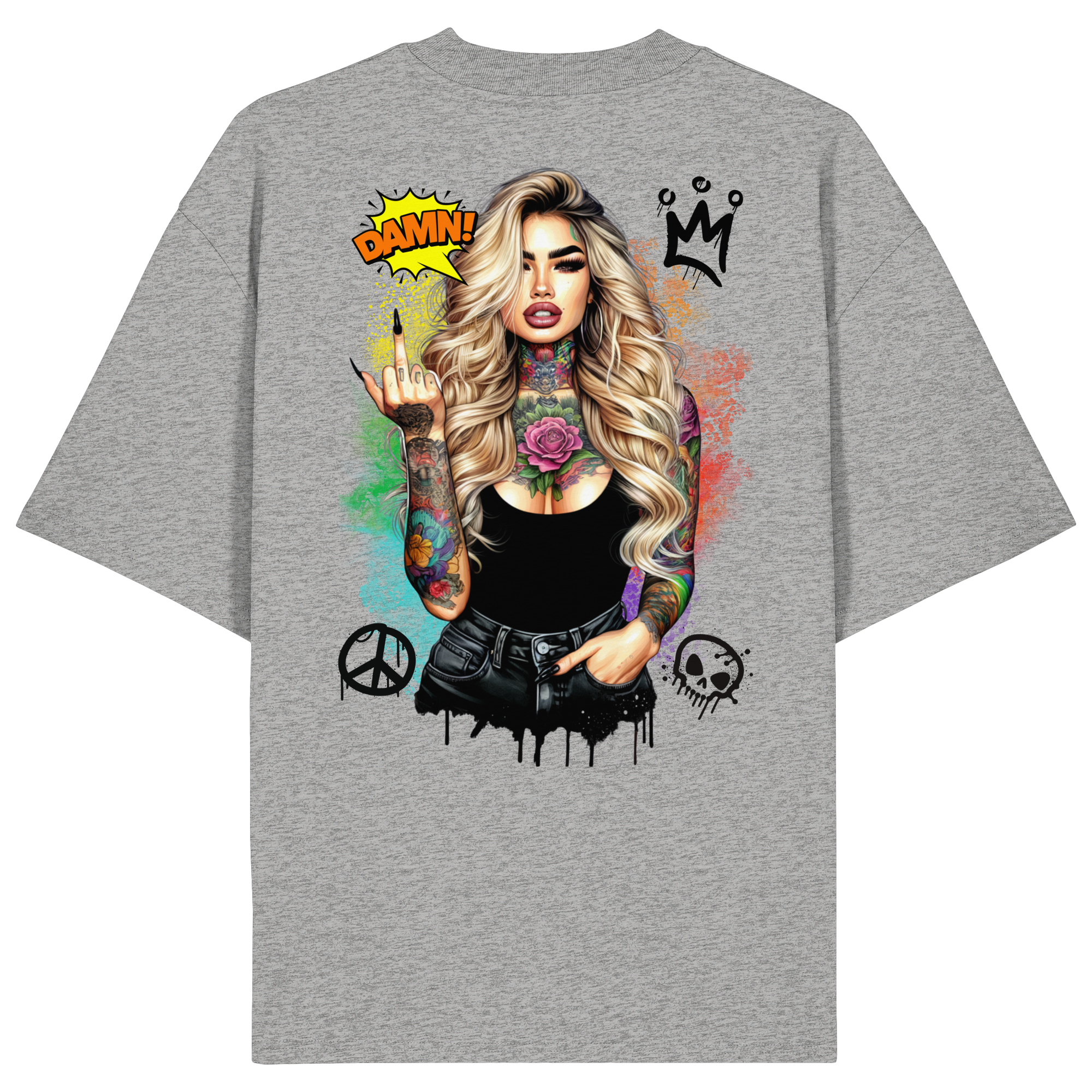 Ink Queen - Organic Oversize Shirt