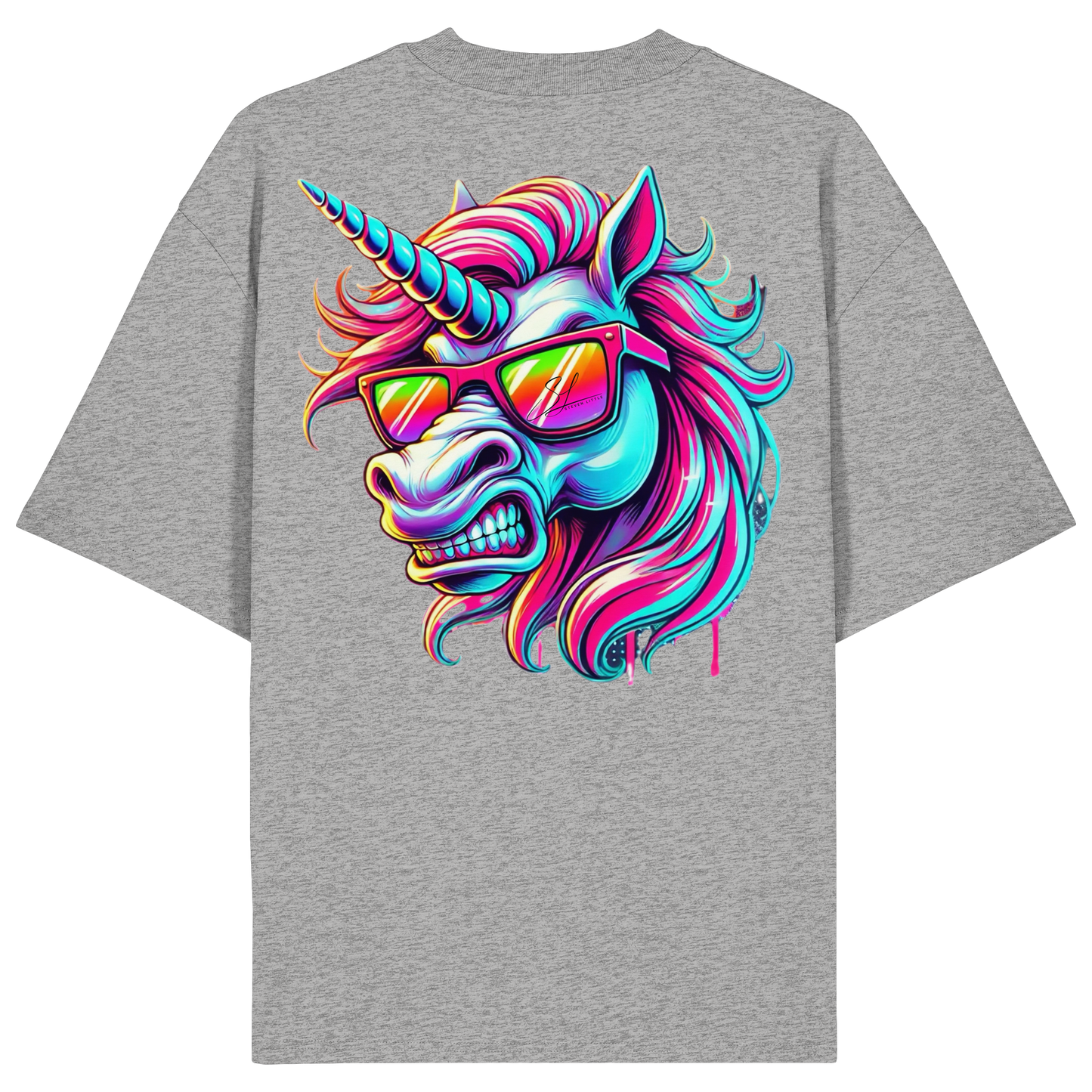 Funky Unicorn - Organic Oversize Shirt
