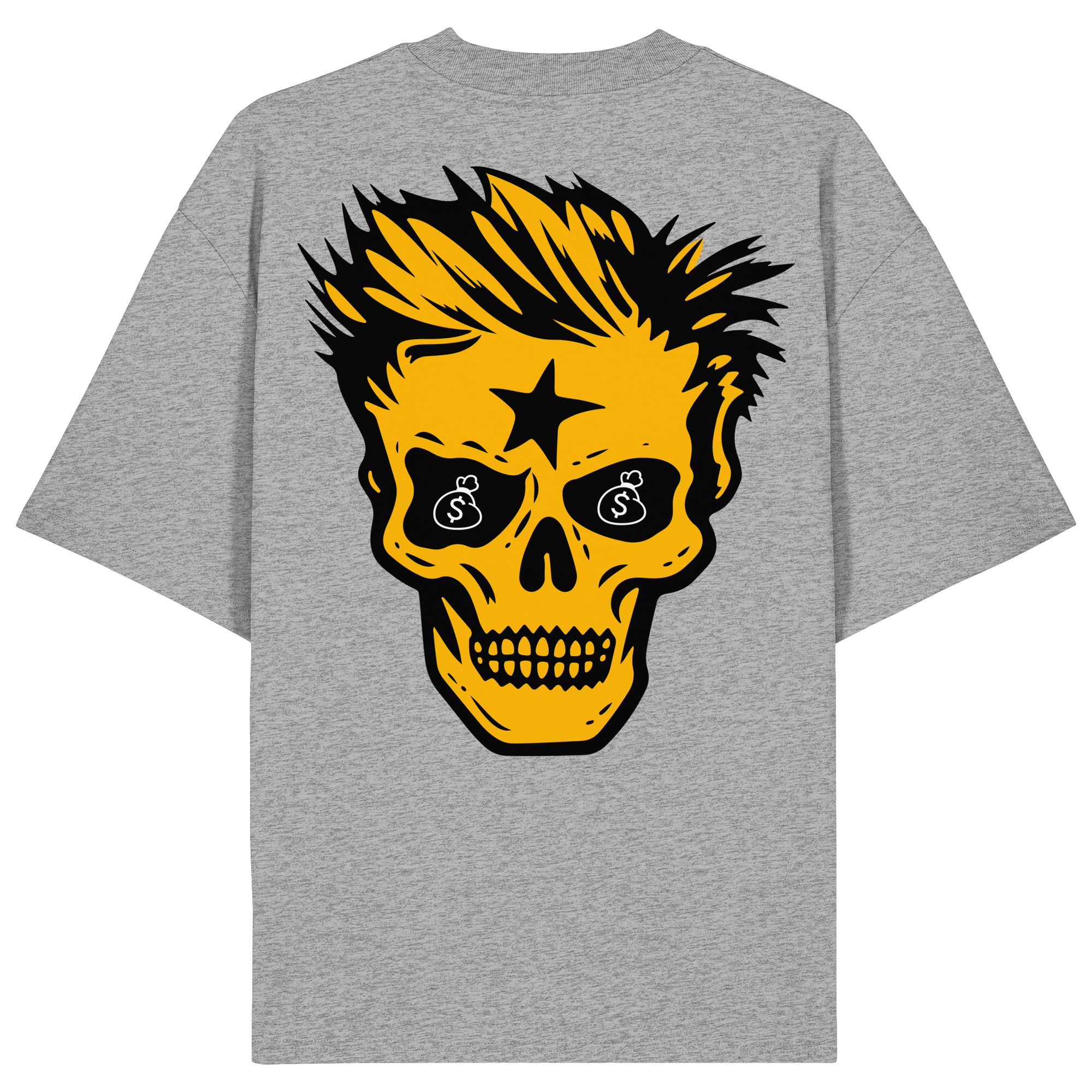 Golden Skull - Organic Oversize Shirt