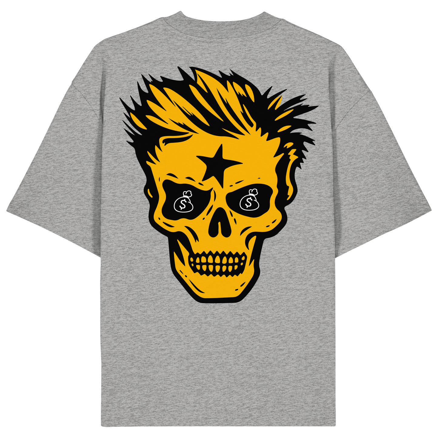 Golden Skull - Organic Oversize Shirt