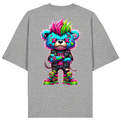 Punk Neon Teddy - Organic Oversize Shirt