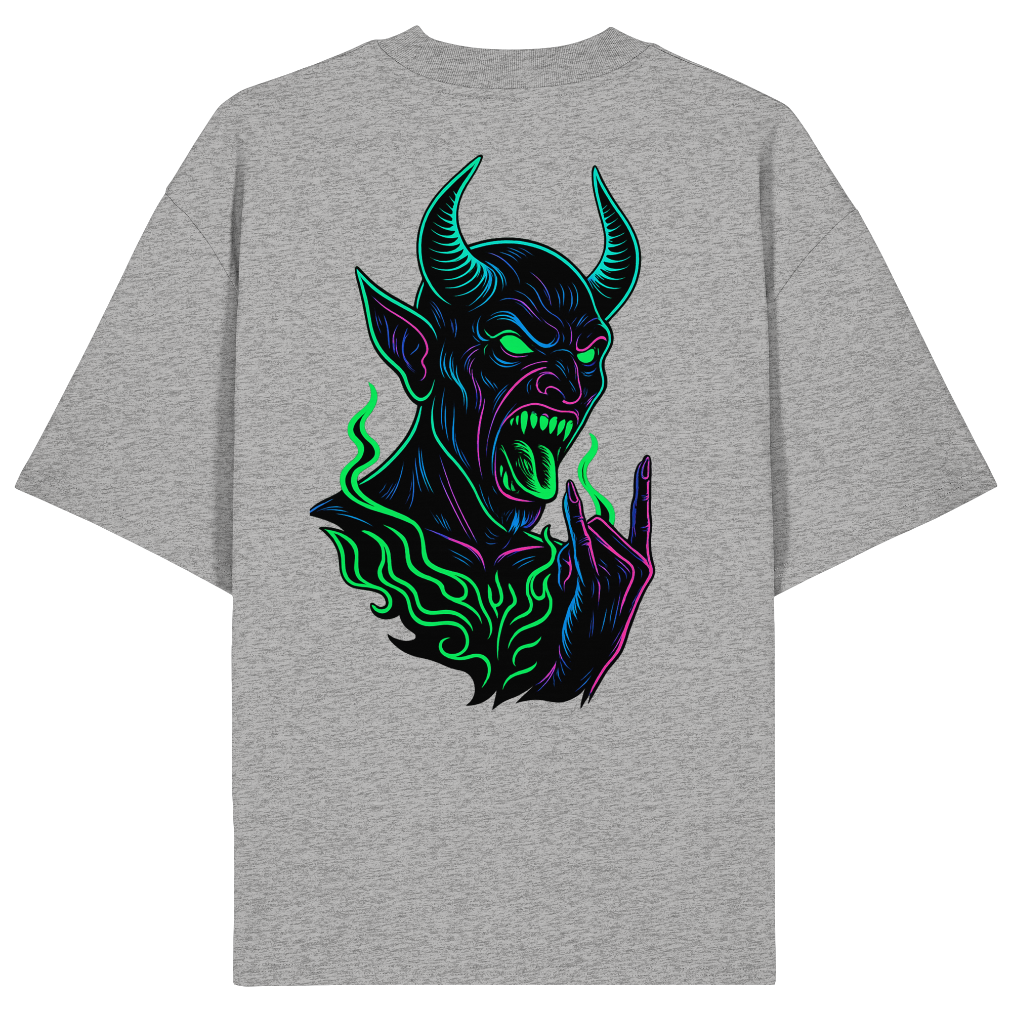 Neon Hellfire - Organic Oversize Shirt