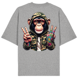 Jungle Ink Monkey - T-shirt oversize bio