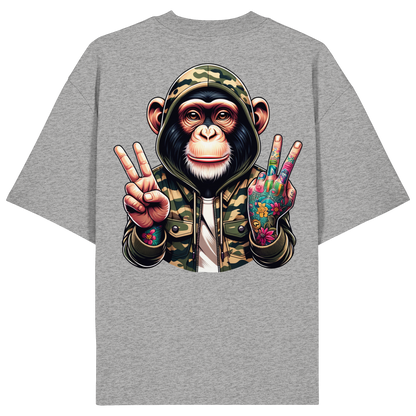 Jungle Ink Monkey - Organic Oversize Shirt