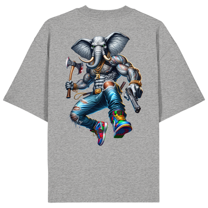 Elephant Warrior - Organic Oversize Shirt