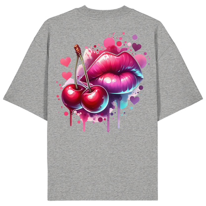 Cherry Kisses - Organic Oversize Shirt