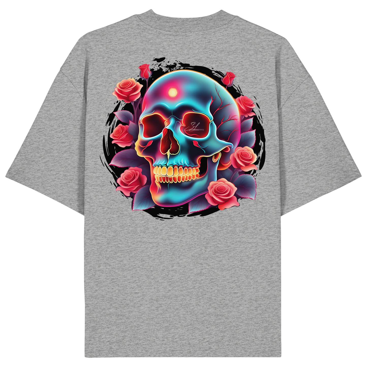 Glow Skull - Organic Oversize Shirt