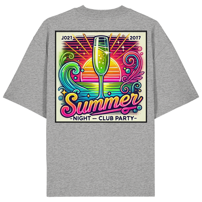 Summer Party Vibes - Organic Oversize Shirt