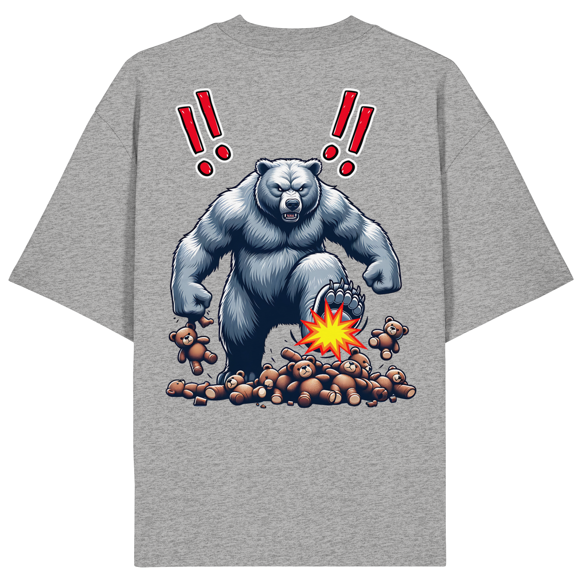 Teddy Terror - Organic Oversize Shirt