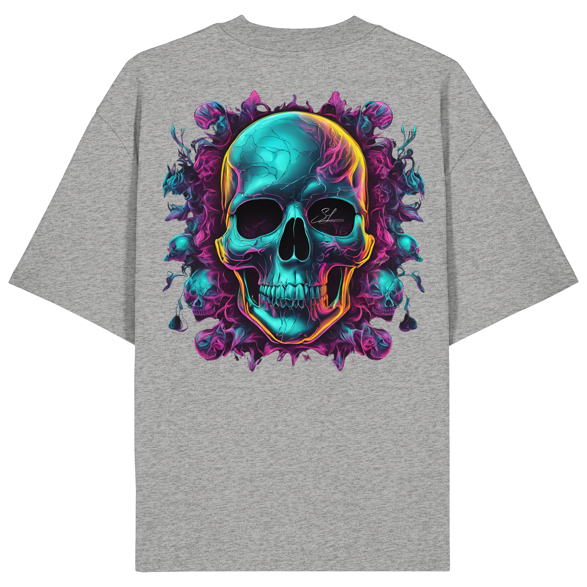 Crâne Galactique - Chemise oversize bio