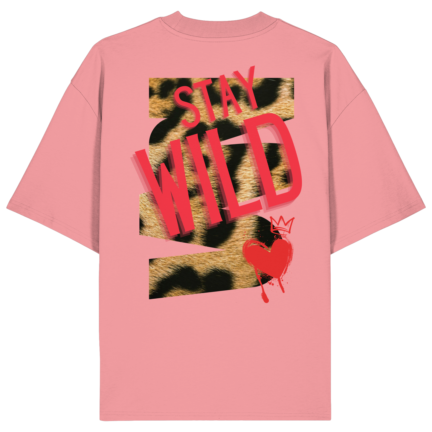 Stay Wild - Organic Oversize Shirt