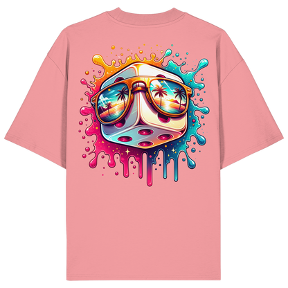Sunset Vibes Dice - Organic Oversize Shirt