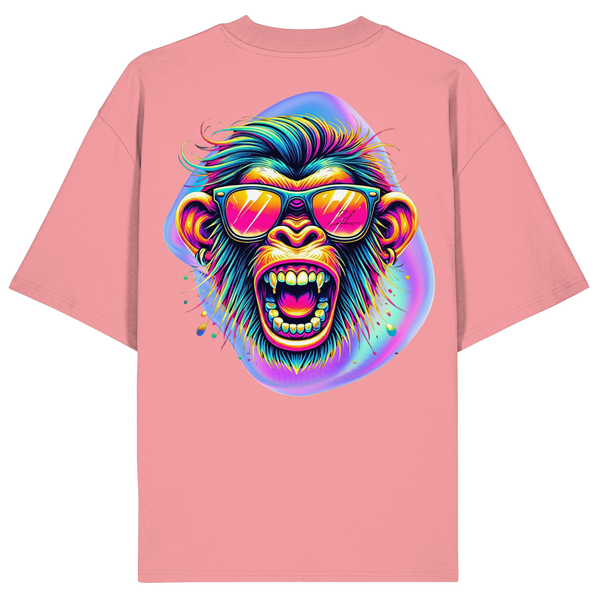 Crazy Chimp - T-shirt oversize bio