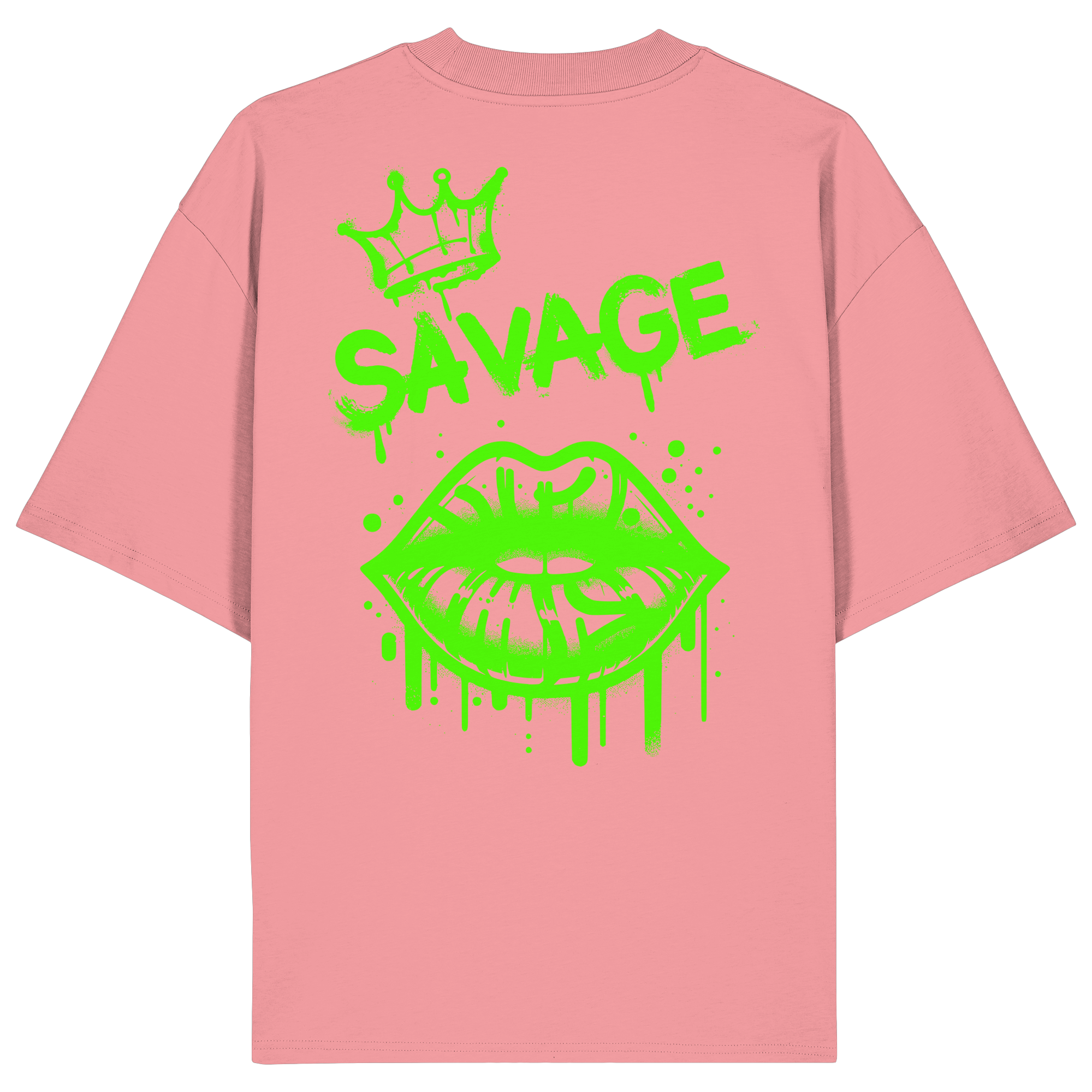 Kiss of Attitude - Organic Oversize Shirt