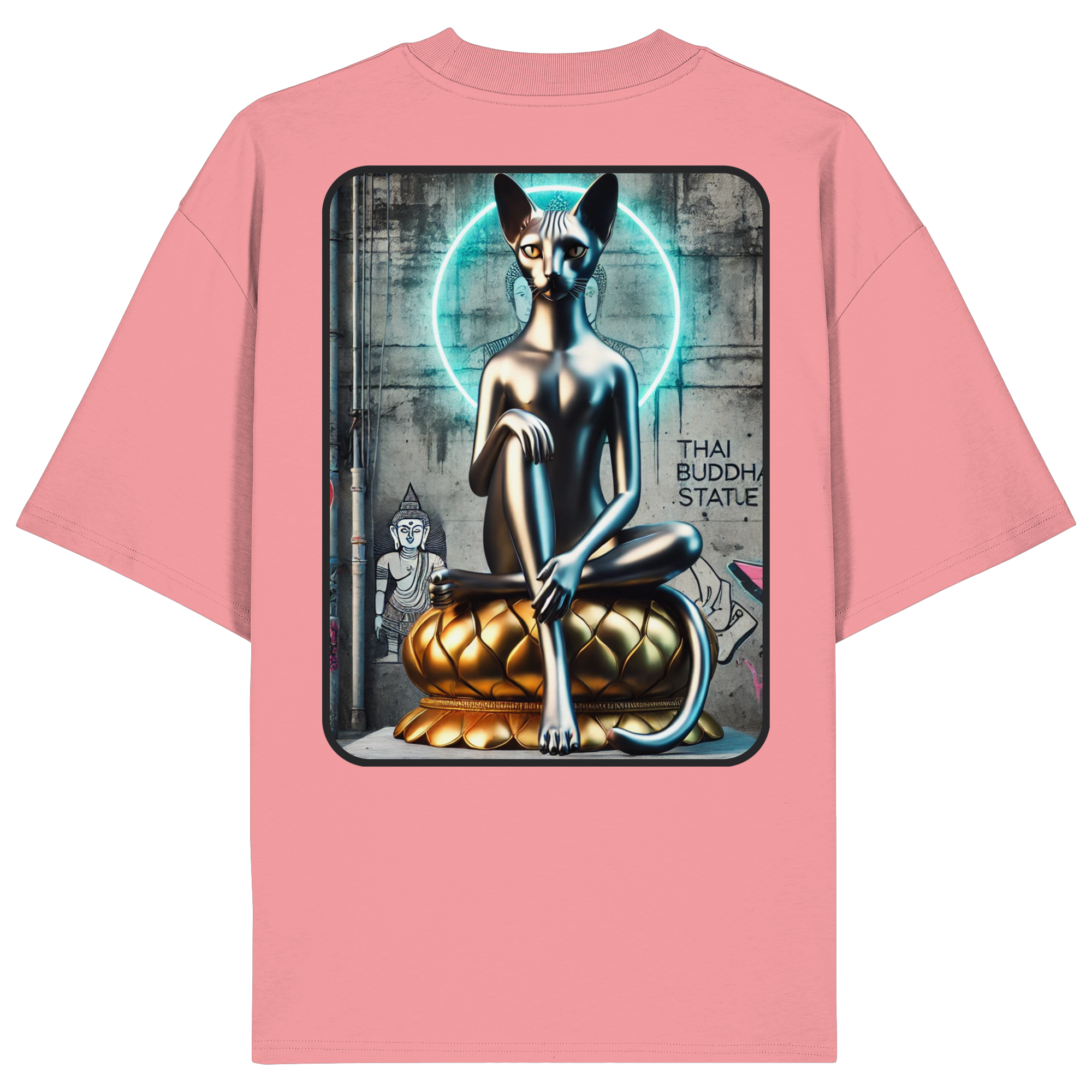 Mystic Cat - Organic Oversize Shirt
