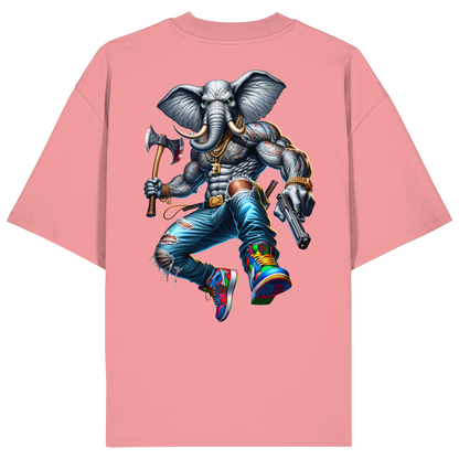 Elephant Warrior - Organic Oversize Shirt