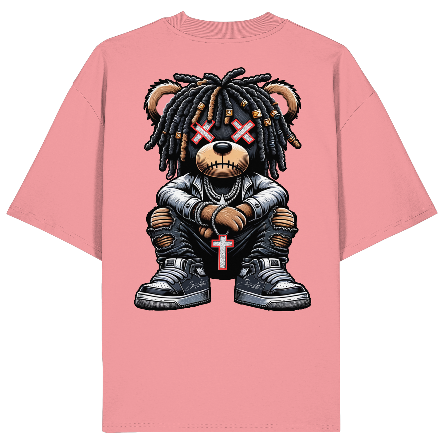 Bad Ass Teddy - Organic Oversize Shirt