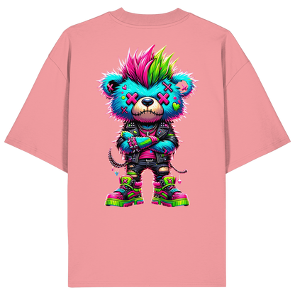 Punk Neon Teddy - Organic Oversize Shirt