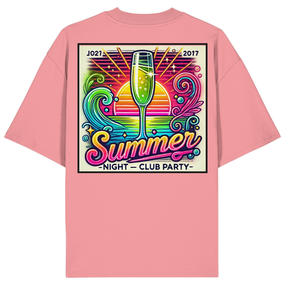 Summer Party Vibes - Organic Oversize Shirt