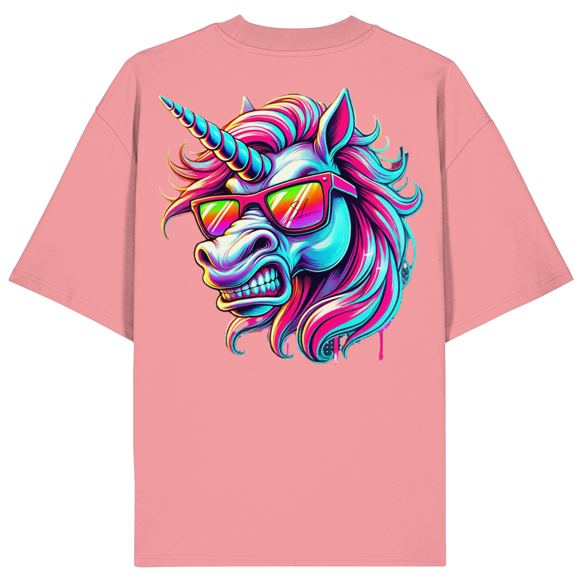 Funky Unicorn - T-shirt oversize bio