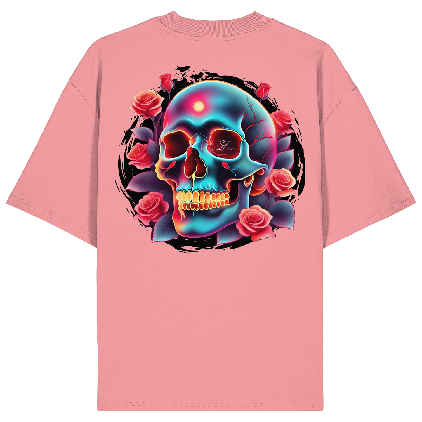 Glow Skull - Organic Oversize Shirt