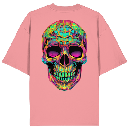 Psychedelic Skull - Organic Oversize Shirt
