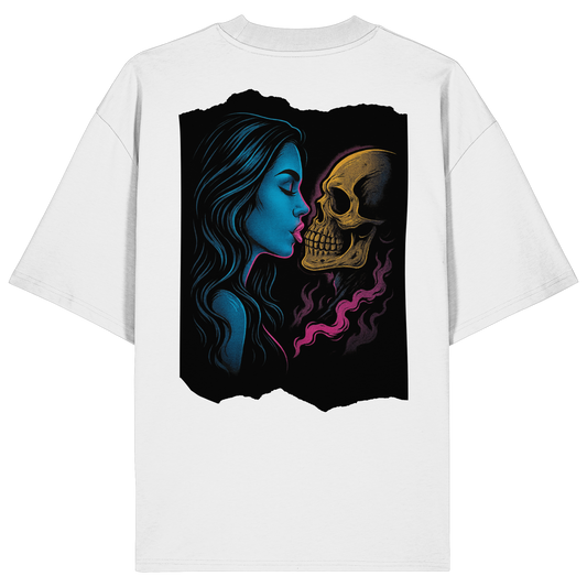 Kissing Skull - Organic Oversize Shirt