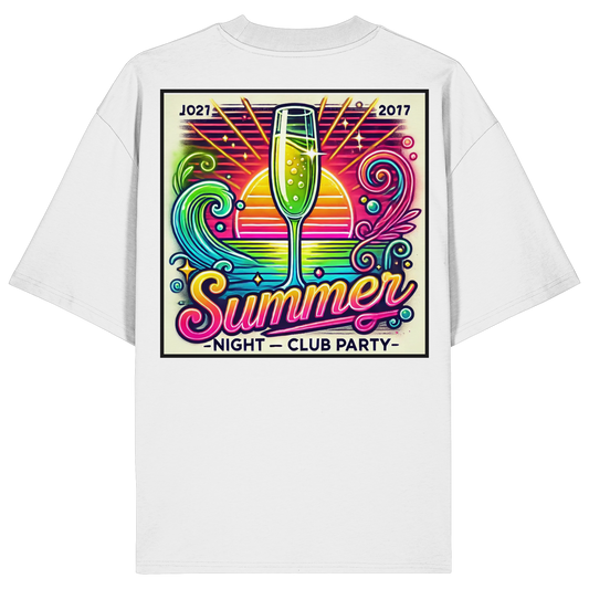 Summer Party Vibes - Organic Oversize Shirt