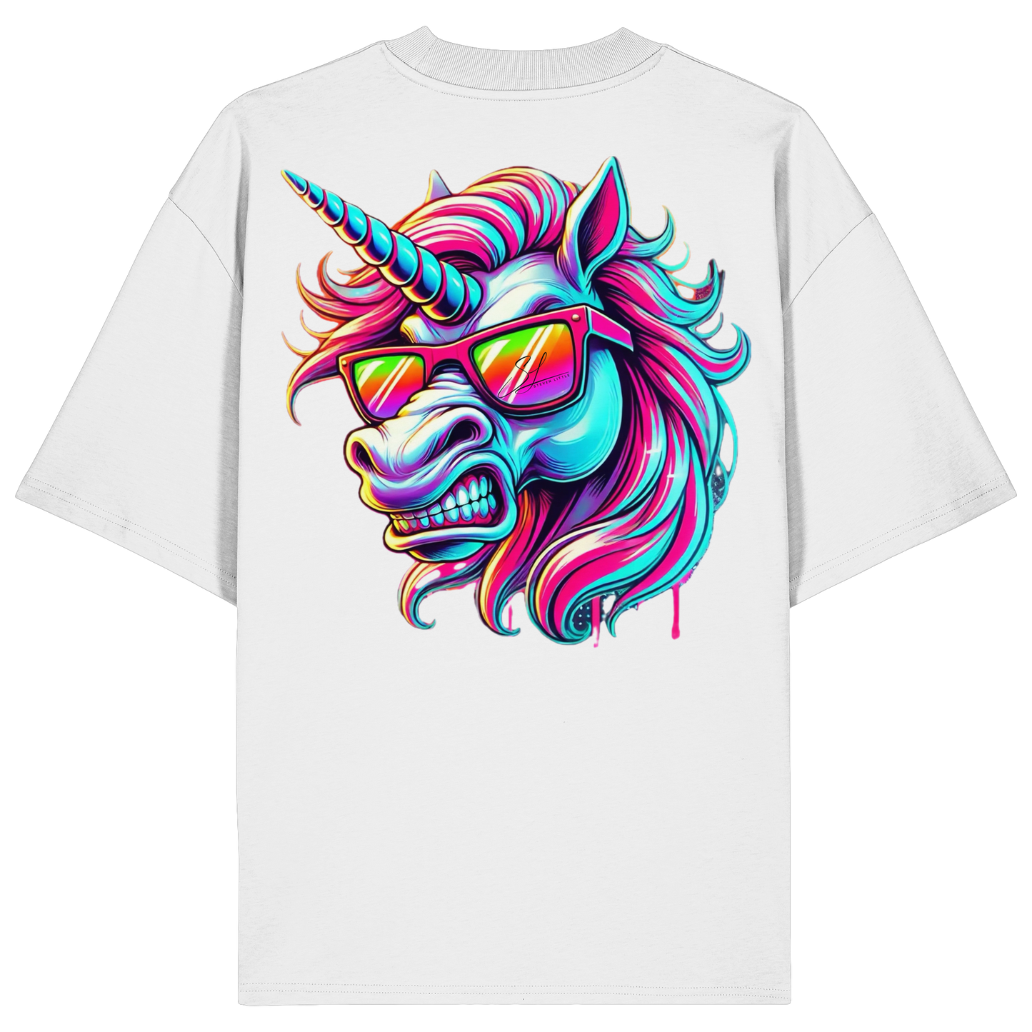 Funky Unicorn - Organic Oversize Shirt