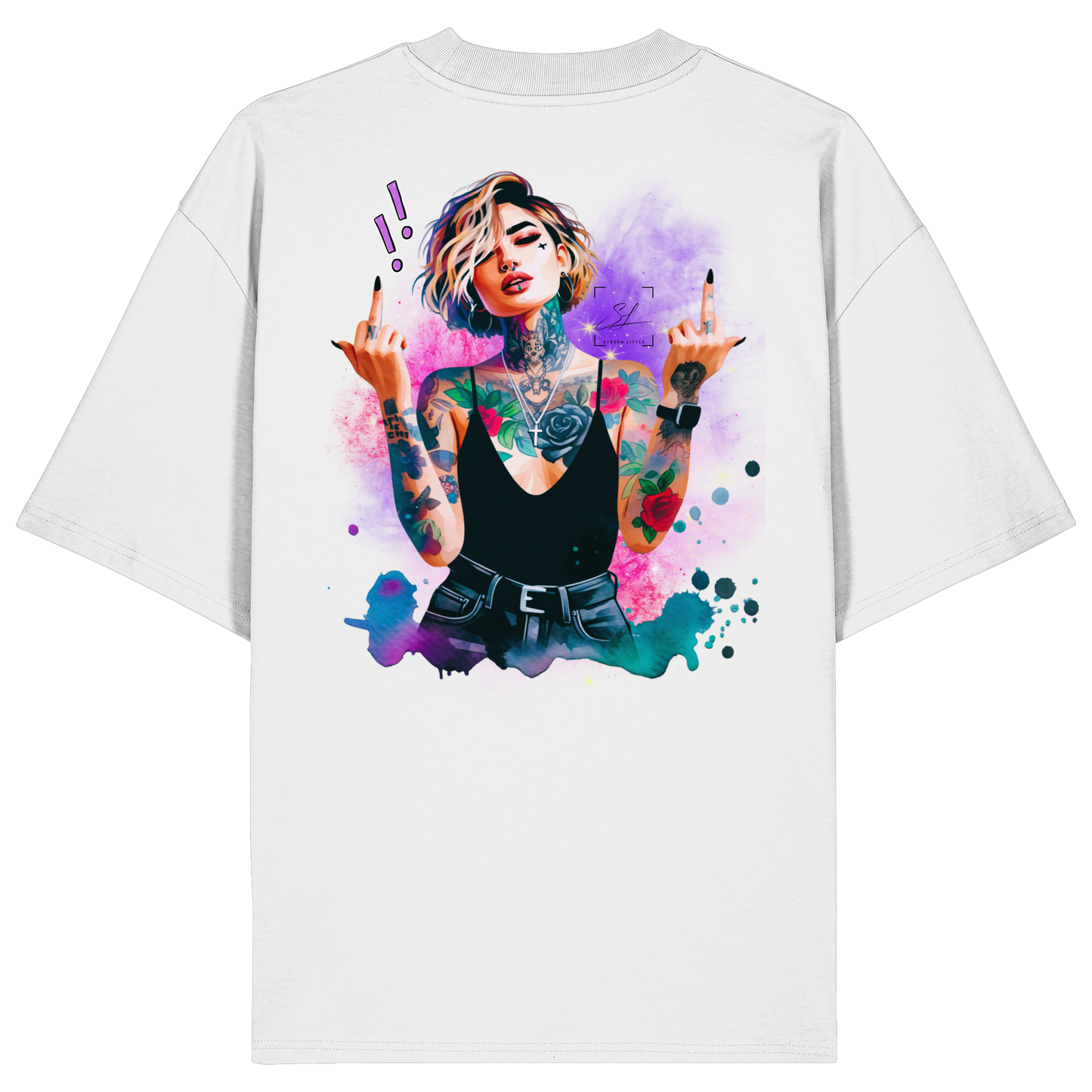 Rebel Rose - Organic Oversize Shirt