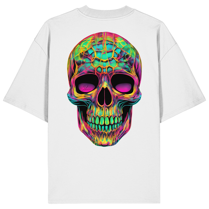 Psychedelic Skull - Organic Oversize Shirt
