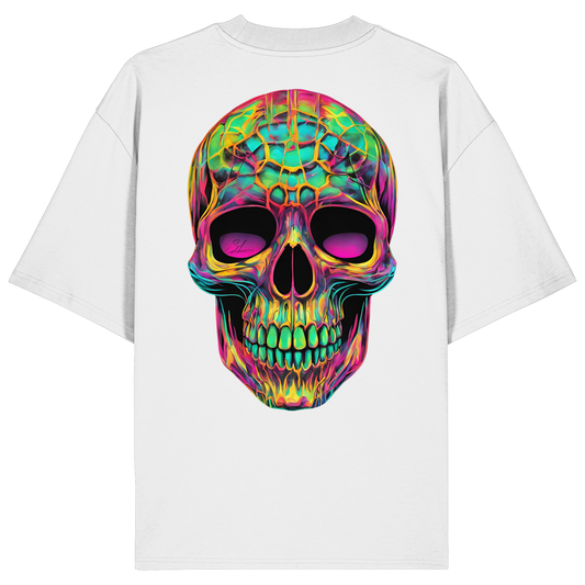 Psychedelic Skull - Organic Oversize Shirt