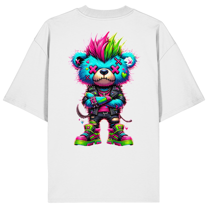 Punk Neon Teddy - Organic Oversize Shirt