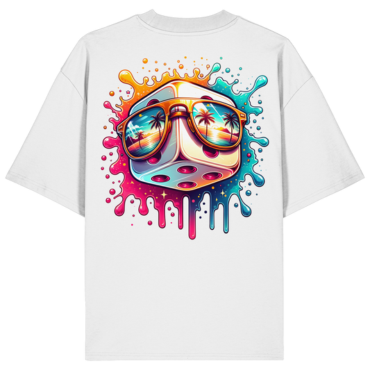 Sunset Vibes Dice - Organic Oversize Shirt
