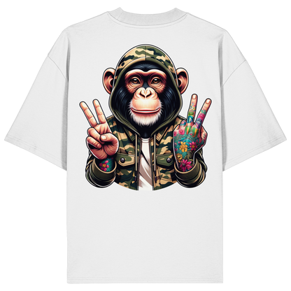 Jungle Ink Monkey - Organic Oversize Shirt