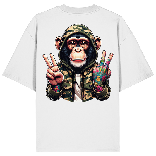 Jungle Ink Monkey - Organic Oversize Shirt