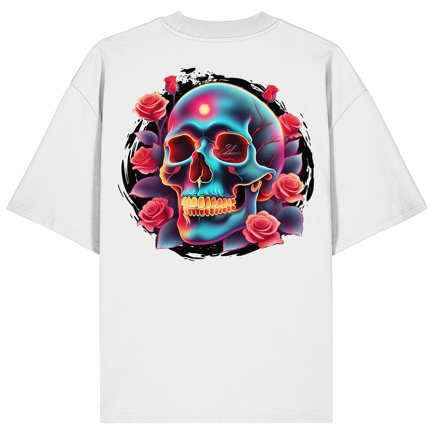 Glow Skull - Organic Oversize Shirt