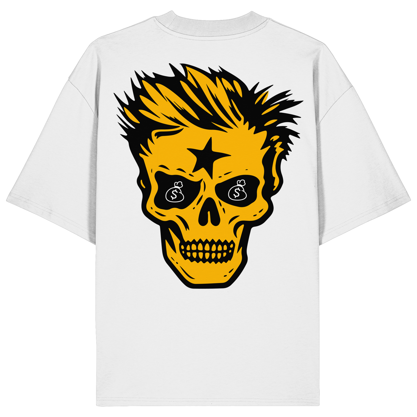 Golden Skull - Organic Oversize Shirt