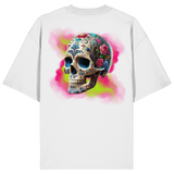 Floral Skull - Organic Oversize Shirt