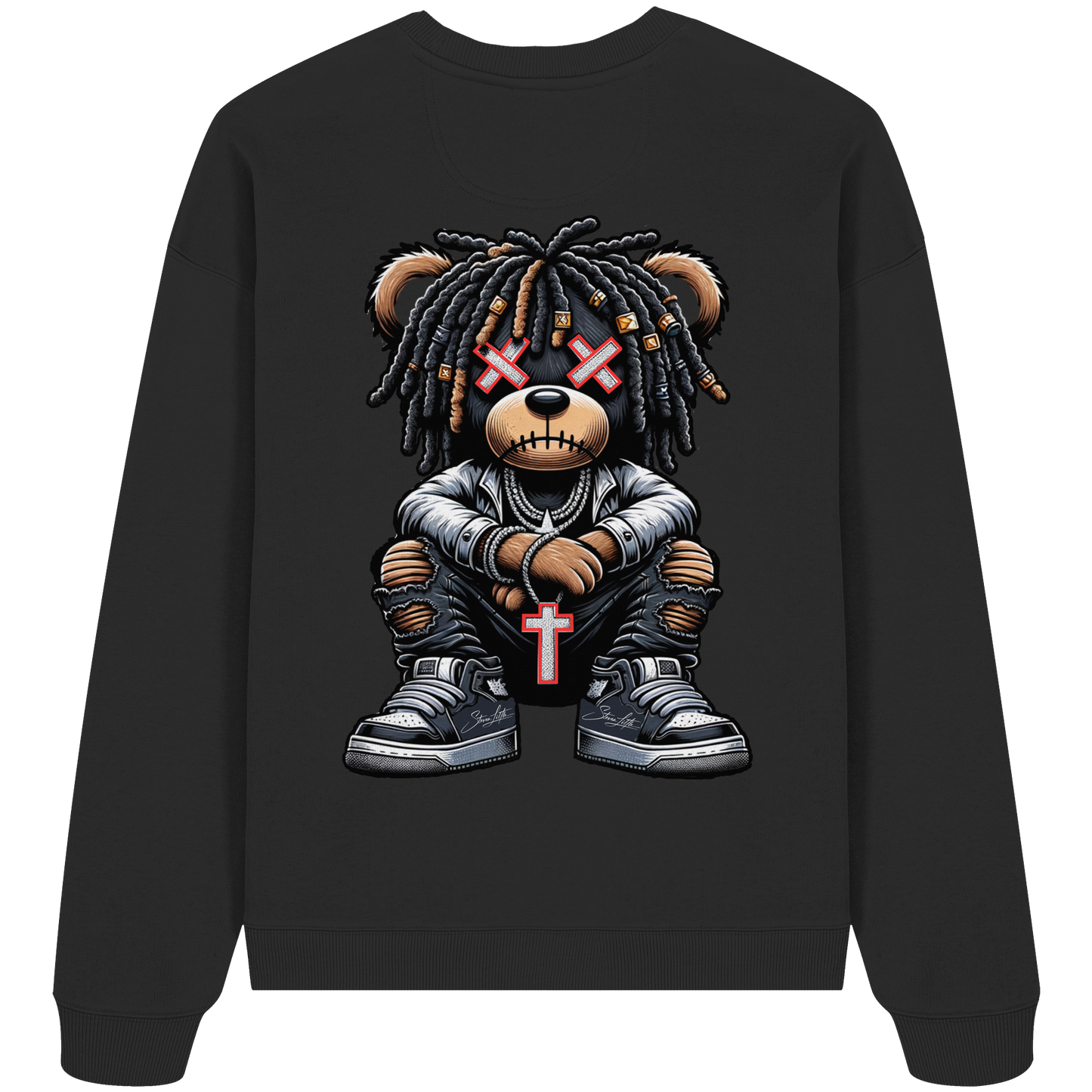 Badass Teddy - Organic Oversized Sweatshirt