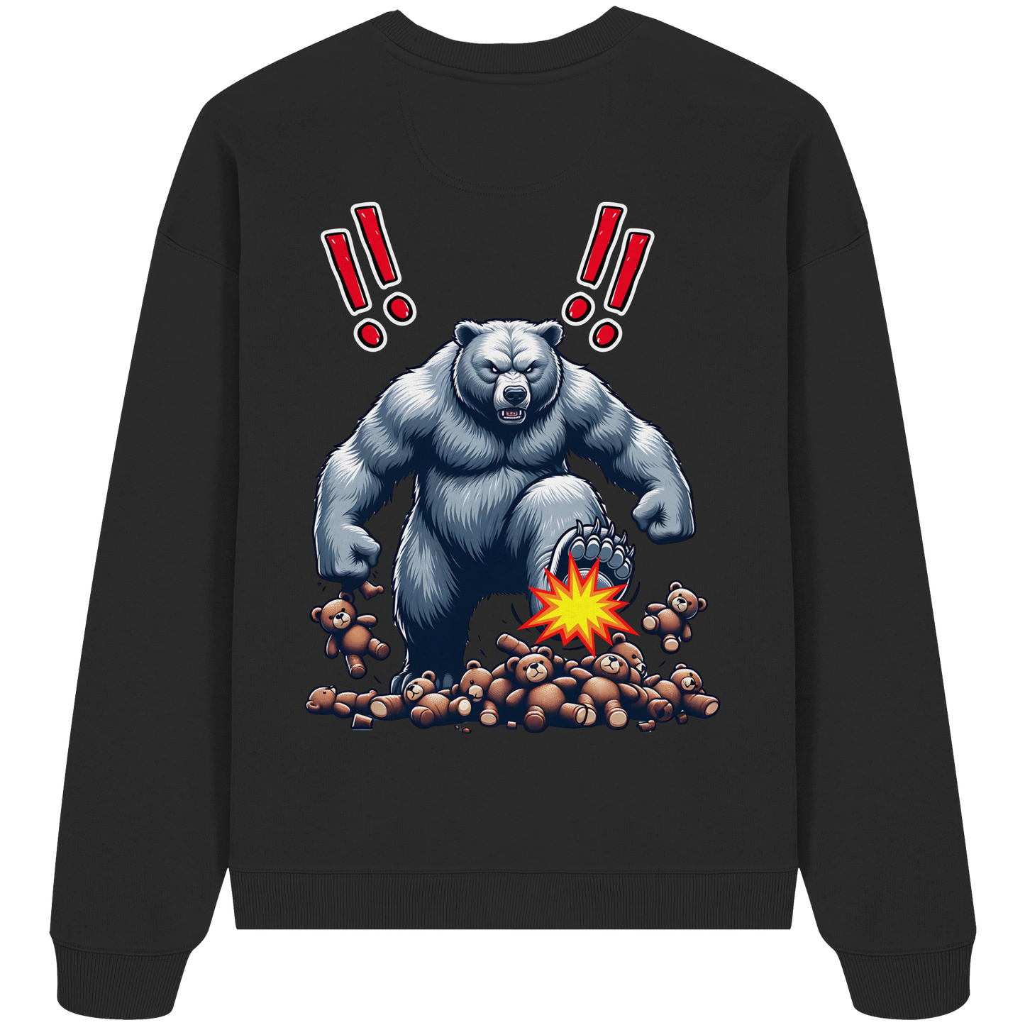 Teddy Terror - Organic Oversized Sweatshirt