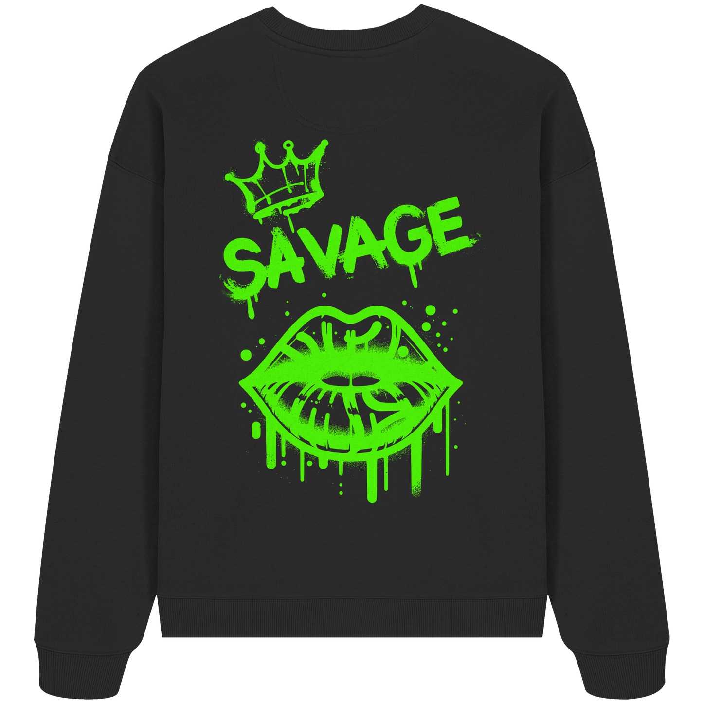 Kiss of Attitude - Organic Oversize Sweatshirt